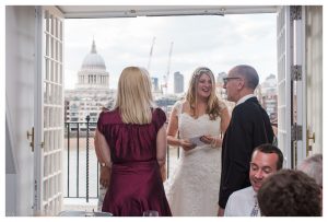 The Swan at Shakespeare's Globe wedding venue