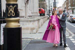 Relaxed and intimate Marylebone wedding
